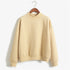 Women's Velvet Turtleneck Long Sleeve Sweatshirt