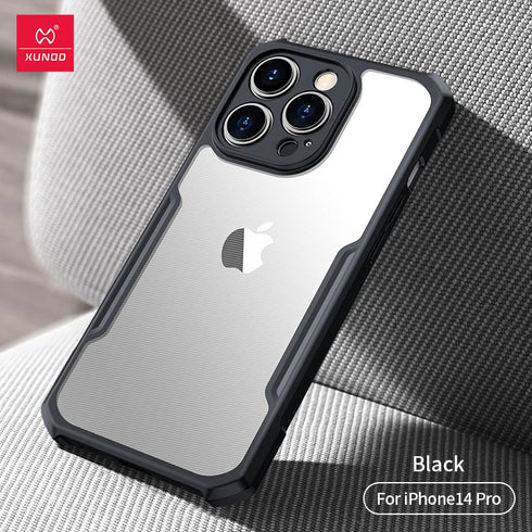 XUNDD Shockproof Transparent Case for iPhone 15 Pro Max