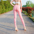 Women's Silky Sheer Leggings - High Elastic Ankle-Length