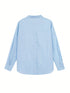 Spring/Summer 2026 New Arrivals Women's Casual Resort Solid-Colour Back-Button Shirt Fashion Streetwear Everyday Wear