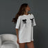 Casual Bow Short-Sleeved T-Shirt for Women