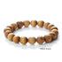 High Quality Cliff Cypress Wooden Beads Bracelets for Meditation and Yoga 10mm Handmade Stretch Jewelry