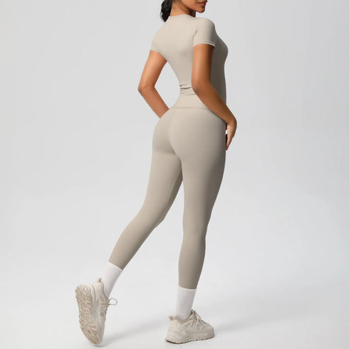 Women's 2-Piece Patchwork Yoga Set