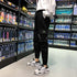 Women's Black Cargo Pants with Pockets
