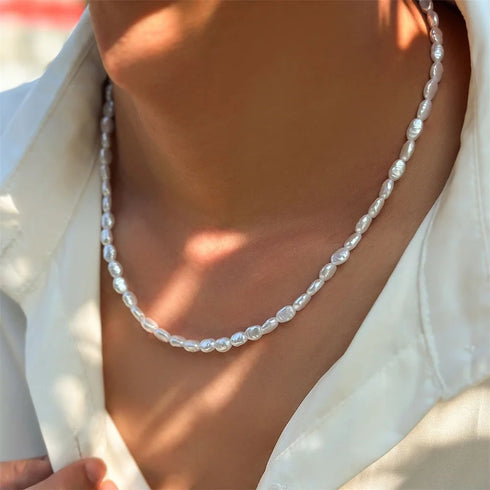 Baroque Alien Pearl Necklace - Trendy Unisex Accessory