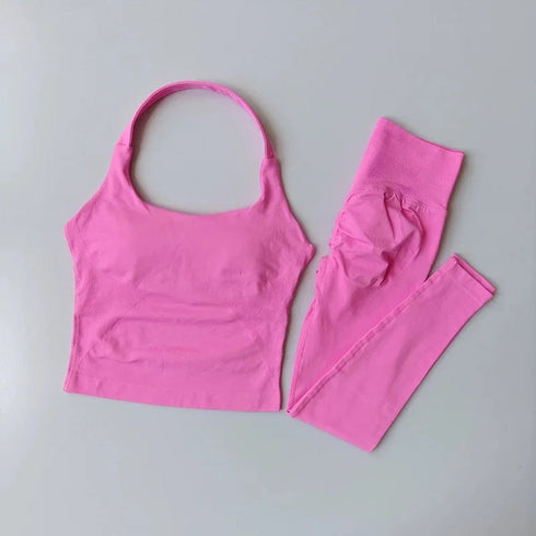 High-Waisted Butt-Lifting Fitness Set