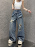 Chic Wide Leg Denim Jeans for Women