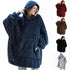 Oversized Hooded Fleece Hoodie Blanket for Women