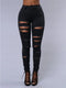 Women's Distressed High Waist Pencil Jeans