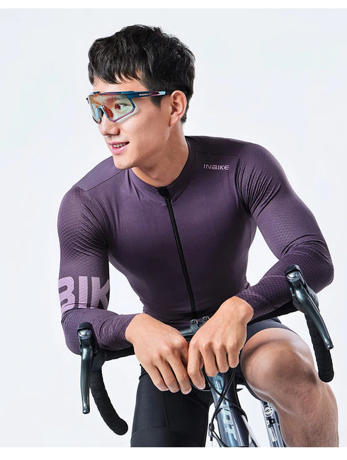 INBIKE Men's Long Sleeve Cycling Jersey