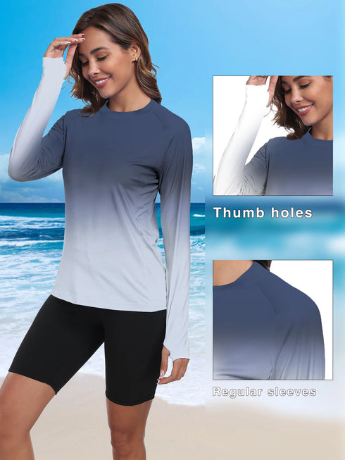 Women's Long Sleeve UV Protection Sun Shirt