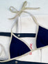 Blue Tie Bikini Swimsuit Set for Women