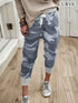 Plus Size Camouflage Print Jogger Pants for Women