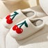 Cute Fruit Women’s Slippers - Winter Indoor Comfort