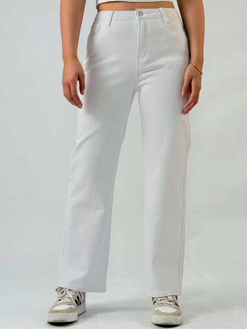 Y2K White Classic Women's Jeans