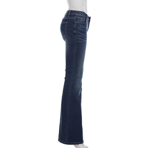 Low-Waist Slim Skinny Jeans for Women