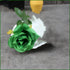 5pcs Silk Black Rose Artificial Flower Heads