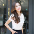 Chiffon Lace Detail Blouse for Women