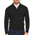 Lightweight Men's Quarter Zip Pullover Sweater