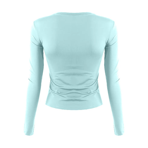 Slim Fit Long Sleeve T-Shirt for Women
