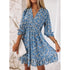 Women’s Bohemian Nipped Waist Summer Dress