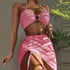 Women's Four-Piece Mesh Bikini Cover-Up Set