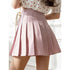 ZOKI Women’s Pleated A-Line Skirt in White