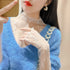 Sheer Lace Long Sleeve Turtleneck Top for Women