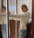 White Lace Hollow Out Blouse for Women
