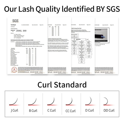 NAGARAKU Classic Individual Eyelash Extensions - Matte Black