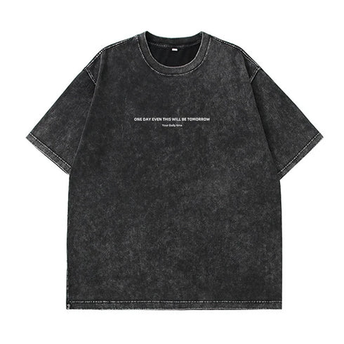 Vintage Leopard Print Oversized Cotton Tee