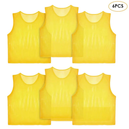 12 Pack Soccer Training Vests for Adults and Kids