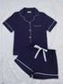 Summer Women's Short Sleeve Pyjama Set