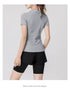 PHIGEER Open Back Long Sleeve Yoga Top for Women