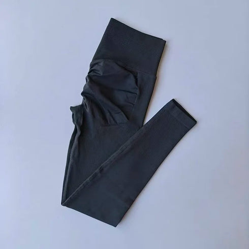 High Waisted Hip Lifting Peach Pants for Women