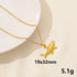 Stainless Steel Textured Starfish Pendant Necklace