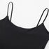 TRAF White & Black Sleeveless Bodycon Bodysuit