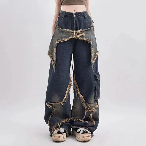 Baggy Vintage-Style Jeans for Women