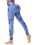 Women's High Waist Seamless Tie-Dye Yoga Leggings
