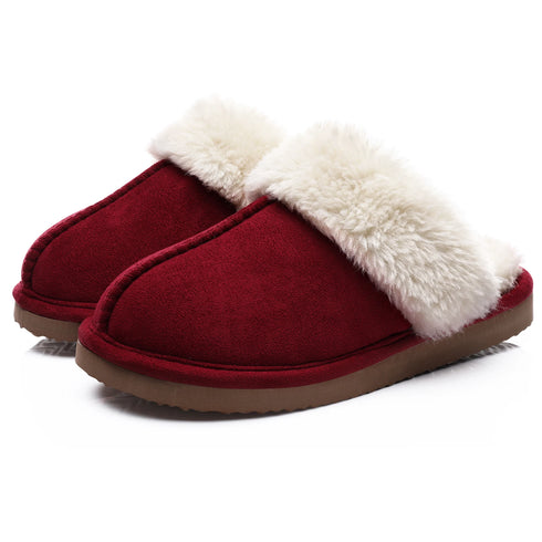 Fluffy Faux Fur Winter Slippers for Women