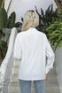Elegant Long Sleeve Turn Down Collar Blouse