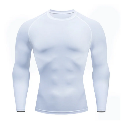Men's Quick Dry Long Sleeve Compression Running T-Shirt