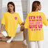 Women’s Casual Breathable T-Shirt with Inspirational Quote