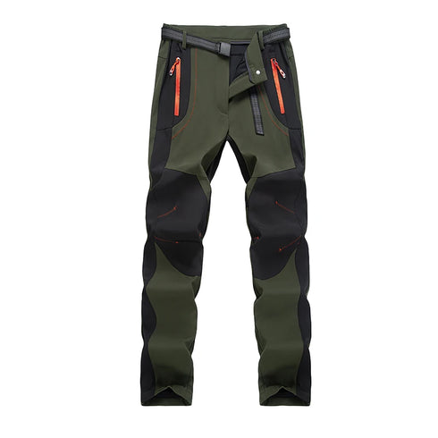 Women's Thick Fleece Winter Hiking Pants