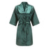 Bridesmaid Satin Robe with Belt - Plus Size Available