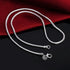 925 Sterling Silver Solid Snake Chain Necklace 40-75cm