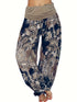 Plus Size Multicolour Harem Pants for Women