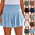 Ladies Large High Waist Casual Soft Breathable Wide Leg Shorts