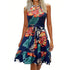 Floral Maxi V-Neck Dress for Women