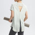 PHIGEER Open Back Long Sleeve Yoga Top for Women